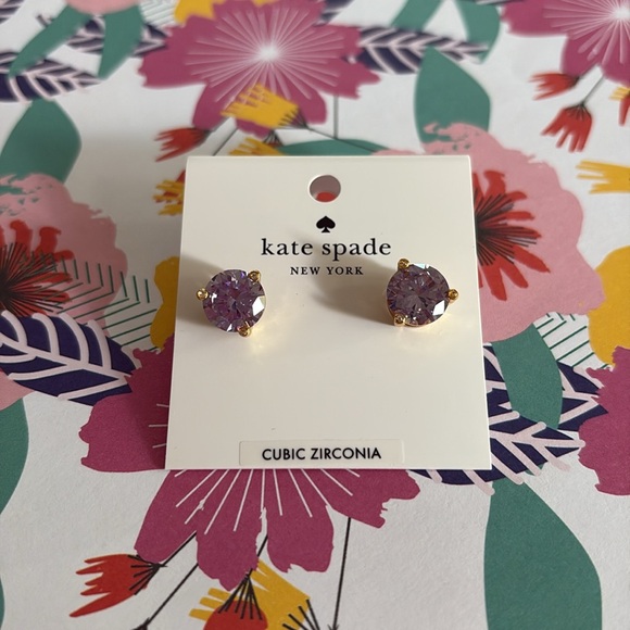 Kate Spade New York Rise And Shine Studs
Earrings Gold and (Light Amethyst) - Picture 7 of 7